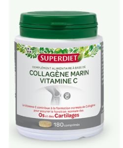 Marine Collagen + Vitamin C, 180 tablets